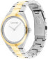 ფოტო #2 პროდუქტის Women's 2H Quartz Two-Tone Stainless Steel Bracelet Watch 36mm