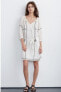 Velvet By Graham & Spencer Women's Cristal Embroidery Dress Off White XS