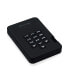 iStorage diskAshur2 256-bit 2TB USB 3.1 secure encrypted hard drive - Black IS-DA2-256-2000-B - 2000 GB - 3.2 Gen 1 (3.1 Gen 1) - 5400 RPM - Black