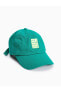 Kep Şapka Slogan Detaylı Etiket Baskılı