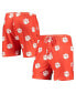 Фото #2 товара Men's Orange Clemson Tigers Flagship Allover Print Jam Shorts