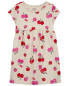 Toddler Cherry Jersey Dress 2T