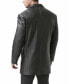 Фото #2 товара Men Carter Three-Button Leather Car Coat - Big and Tall