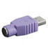 Wentronic USB Type-A - PS/2 - Violet - USB Type-A - PS/2 - Violet - фото #2