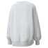 Puma Classics Oversized Crew Neck Long Sleeve Sweatshirt Womens Grey 533512-04