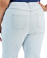 Фото #7 товара Plus Size Mid-Rise Curvy Capri Jeans, Created for Macy's