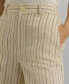 ფოტო #3 პროდუქტის Women's Pinstriped Wide-Leg Pants