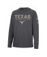 Фото #4 товара Men's Charcoal Texas Longhorns Team OHT Military-Inspired Appreciation Hoodie Long Sleeve T-shirt