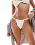 Фото #1 товара Miss Selfridge mix and match high leg bikini bottom in cream