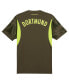 Фото #2 товара Men's Olive Borussia Dortmund 2024/25 Replica Short Sleeve Goalkeeper Jersey