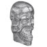 Фото #3 товара Deko Skull Wandskulptur Silber 42x30cm