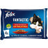 Фото #1 товара PURINA Felix Fantastic Meat Feast 4x85g Cat Snack 12 Units