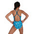 SPEEDO Flipper Phone Allover Vback Swimsuit