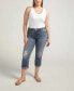 ფოტო #1 პროდუქტის Plus Size Suki Mid Rise Curvy Fit Capri Jean