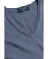 Фото #2 товара Men's Pure Merino V Neck Sweater