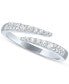 ფოტო #1 პროდუქტის Lab-Created Diamond Wrap Ring (1/4 ct. t.w.) in Sterling Silver