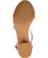ფოტო #5 პროდუქტის Women's Bella Strappy Block Heel Dress Sandals