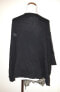 August Silk Dolman Sleeve Flyaway Open Front Cardigan Black Metallic Gold S