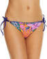 Trina Turk 260407 Women's Side Tie Hipster Bikini Bottom Swimwear Size 12