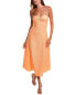 Jl Luxe Midi Dress Women's Orange L