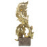 Decorative Figure Alexandra House Living Golden Plastic Sheets 15 x 18 x 42 cm