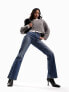 Фото #5 товара ASOS DESIGN flared jeans in dark blue