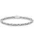 ფოტო #2 პროდუქტის Borobudur Round 4mm Chain Bracelet in Sterling Silver