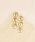 ფოტო #2 პროდუქტის Gold Plated Thick Chain Link Earrings