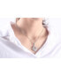 ფოტო #2 პროდუქტის Large Crystal Teardrop Pendant Necklace for Women