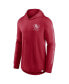 Фото #3 товара Men's Crimson Oklahoma Sooners Photo Finish Hoodie Long Sleeve T-shirt