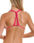 Vince Camuto Womens Crochet Lace Tie Front Triangle Bra Top Dragon Fruit LG - фото #2