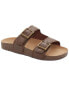 Kid Faux Cork Sandals 8