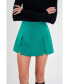 Фото #1 товара Women's Satin Single Pleat Skort