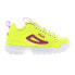 Фото #4 товара Fila Disruptor II Premium 5XM01763-726 Womens Yellow Lifestyle Sneakers Shoes 10