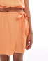 Фото #5 товара Vero Moda linen blend skort co-ord in orange