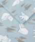 Фото #4 товара Novelty Printed Cotton Flannel 4-Pc. Sheet Set, King