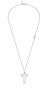 Pánský ocelový náhrdelník s křížkem Framed PEAGN0005305