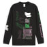 Фото #3 товара Puma Martí Sawe X Graphic Crew Neck Long Sleeve Shirt Mens Black Casual Tops 624