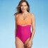Фото #1 товара Women's Cut Out Colorblock Medium Coverage One Piece Swimsuit - Kona Sol Multi M