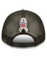 Фото #3 товара Big Boys Black, Camo New England Patriots 2022 Salute To Service 9FORTY Snapback Trucker Hat