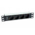 Фото #2 товара EQUIP 10´´ Cable Rack Power Strip 4 Outlets rack power strip 8 outlets 1.5 m