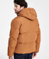 ფოტო #2 პროდუქტის Men's Quilted Hooded Puffer Jacket