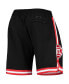 Фото #2 товара Men's Trae Young Black Atlanta Hawks Historic Logo Player Shorts