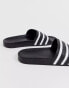 Фото #4 товара adidas Originals Adilette sliders in black