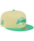 Фото #2 товара Men's Yellow, Green Los Angeles Lakers 9FIFTY Hat
