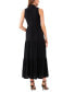 Women's Split-Neck Sleeveless Maxi Dress