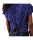 ფოტო #3 პროდუქტის Women's Purple Baltimore Ravens Abigail Back Slit T-shirt