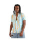 Men's EcoLiva Sky Blue & Orange Pastel Tie Dye Shirt