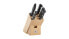 Zwilling Gourmet - Knife/cutlery block set - Stainless steel - Plastic - Wood - Stainless steel - Black