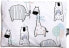 Фото #1 товара Pulp Pulp, poduszka Minky, Żyrafy, 30 x 40 cm